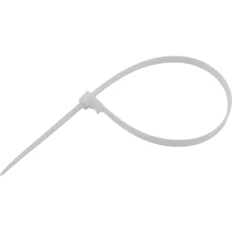   YATO Uvoľniteľná káblová zväzka 7,6 x 300 mm biela (100 kusov)