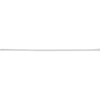   YATO Uvoľniteľná káblová väzba 7,6 x 450 mm biela (100 ks)