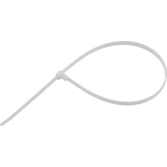   YATO Uvoľniteľná káblová väzba 7,6 x 450 mm biela (100 ks)