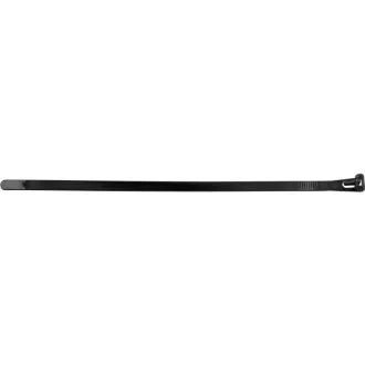   YATO Uvoľniteľná káblová zväzok 7,6 x 250 mm čierna (100 ks)