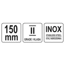 YATO Pravítko nerez 150 mm