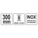 YATO Pravítko nerez 300 mm