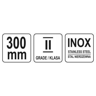YATO Pravítko nerez 300 mm
