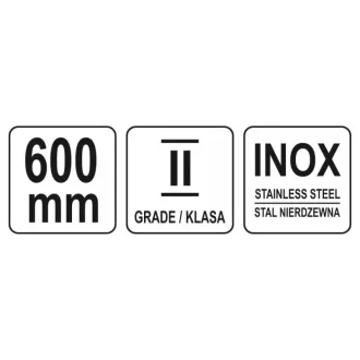 YATO Pravítko nerez 600 mm