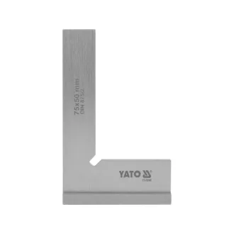YATO Pravítko s podstavcom 75 x 50 mm