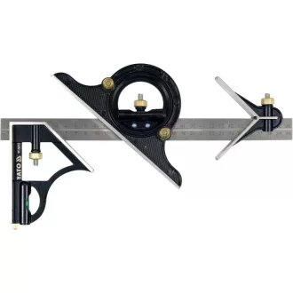   YATO multifunkčné meracie zariadenie (pravítko, pravý uhol, vodováha)