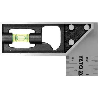 YATO Pravý uhol 150 mm s vodováhou