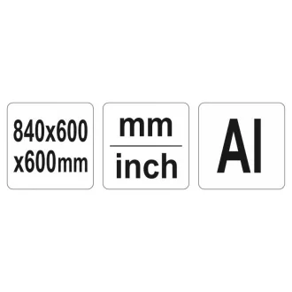 YATO Skladacie pravouhlé pravítko 840 mm