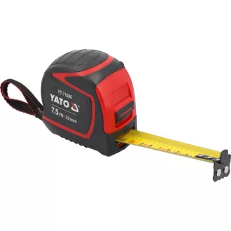 YATO Merací pás 7,5 m x 25 mm gumovaný