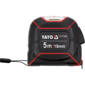 YATO Merný pás s horným otvorom 5 m x 19 mm gumovaný