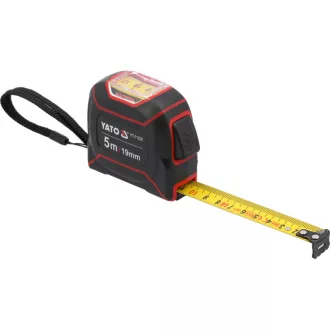 YATO Merný pás s horným otvorom 5 m x 19 mm gumovaný