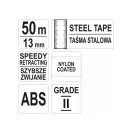 YATO Meracia páska 50 mx 13 mm oceľ