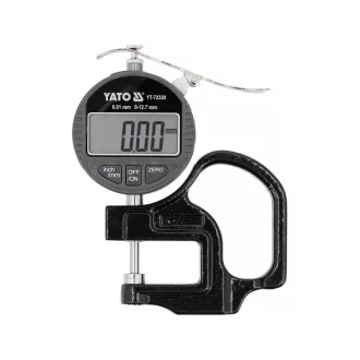 YATO Digitálny hrúbkomer 12,7 mm / 0,01 mm