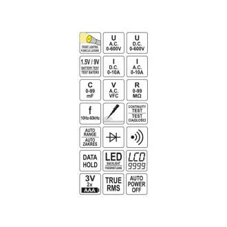YATO digitálny multimeter