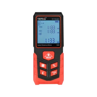   YATO Laserový merací prístroj na meranie vzdialenosti 50 m