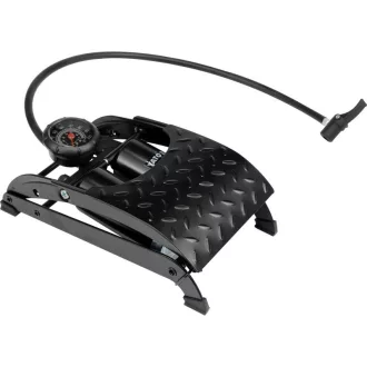 YATO Nožná pumpa s manometrom, kovová