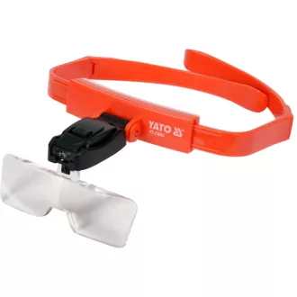 YATO Čelenková lupa s LED osvetlením 1 x - 3,5 x