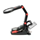 YATO Spájkovací stojan s lupou a LED svetlom