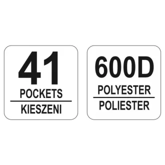 Taška na náradie YATO so 41 vreckami