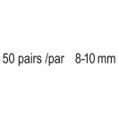 YATO káblové štuple do uší 8-12 mm (50 párov)