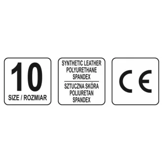 Bezpečnostné rukavice YATO veľkosť 10