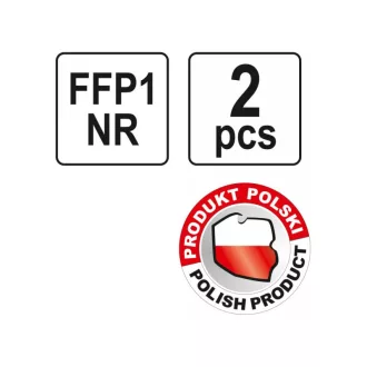 YATO protiprachová maska FFP1/K (2ks)