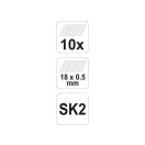YATO Lámavá čepeľ 18 mm (10 ks)