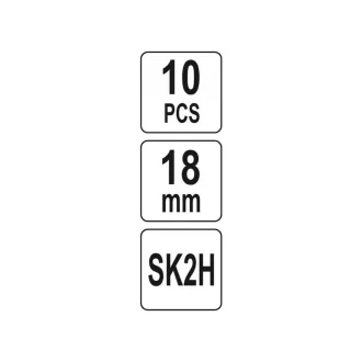 YATO Lámanie čepele extra ostré 18 mm (10 ks)