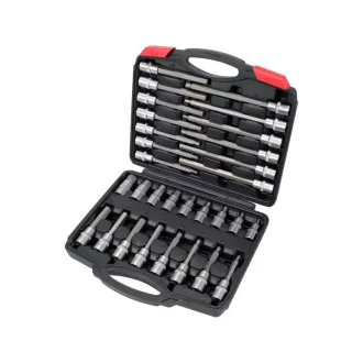   YATO Sada bitových skľučovacích kľúčov 30 kusov Imbus 1/2" 5-19 mm CrV