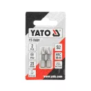 YATO Bitový nástavec PH2 x 25 mm (2 kusy)