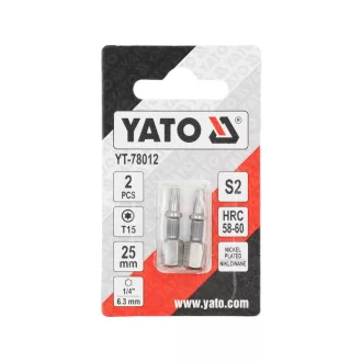 YATO Bitový hrot T15 x 25 mm (2 ks)