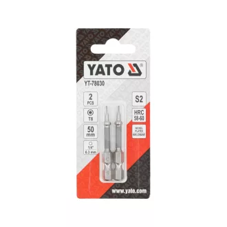 YATO Bitová hlavica T8 x 50 mm (2 kusy)