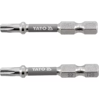 YATO Bitový nástavec T25 x 50 mm (2 kusy)
