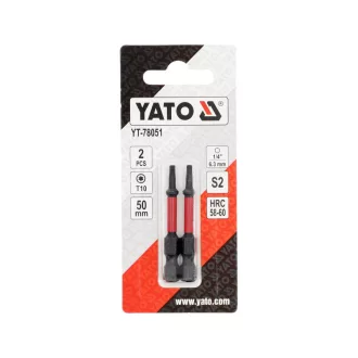 YATO Náradie na bitový dopad T10 x 50 mm (2 ks)