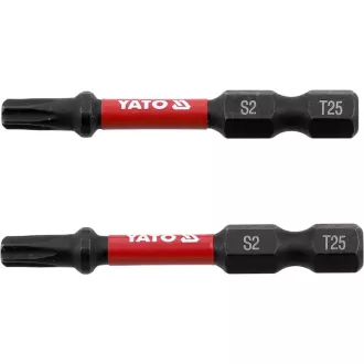 YATO Nárazový bit T25 x 50 mm (2 ks)