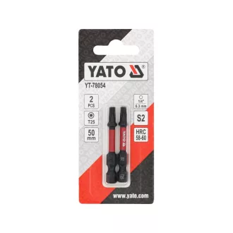 YATO Nárazový bit T25 x 50 mm (2 ks)