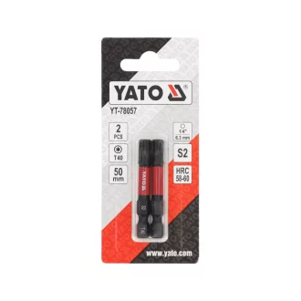 YATO Nárazový bit T40 x 50 mm (2 ks)
