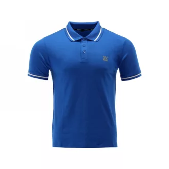 YATO Polo s golierom, veľkosť L, modrá