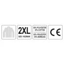 Pracovná ochranná bunda YATO veľkosť 2XL DAN