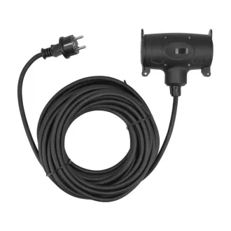   YATO Predlžovací kábel na bubne, gumovo izolovaný, 2 zásuvky, 15 m, 3 x 1,5 mm²