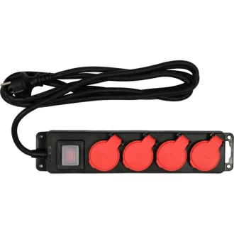   YATO Elektrický predlžovací 4-rozdeľovač 3 m 3 x 1,5 mm2