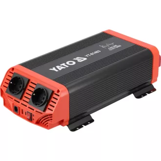 YATO Invertor 12 V / 230 V max 1000 W