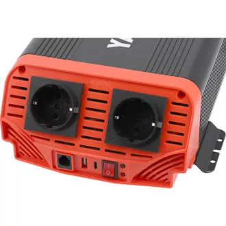 YATO Invertor 12 V / 230 V max 1000 W