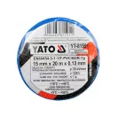 YATO Izolačná páska 15 x 0,13 mm x 20 m čierna