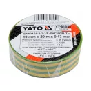 Izolačná páska YATO 19 x 0,13 mm x 20 m zeleno-žltá