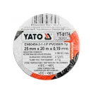 YATO Izolačná páska 25 x 0,19 mm x 20 m čierna