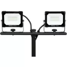 YATO Elektrický stojanový dvojitý LED reflektor 3800 lm 2 x 20 W