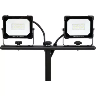   YATO Elektrický stojanový dvojitý LED reflektor 3800 lm 2 x 20 W
