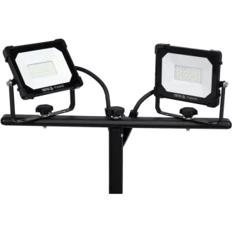   YATO Elektrický stojanový dvojitý LED reflektor 3800 lm 2 x 20 W