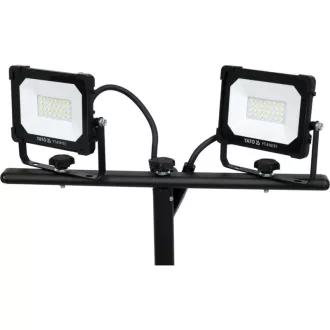   YATO Elektrický stojanový dvojitý LED reflektor 3800 lm 2 x 20 W